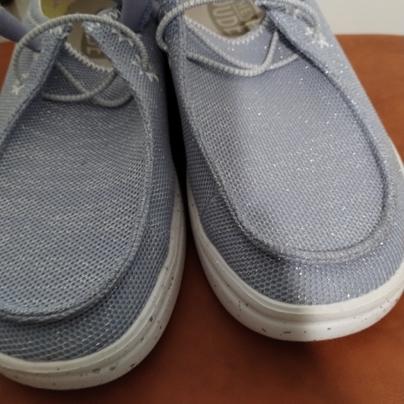 Hey Dude Women Blue Casual Shoes Size 9 - Picture 7 of 7